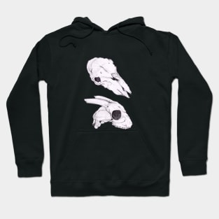 Sheep & Goat Skulls Hoodie